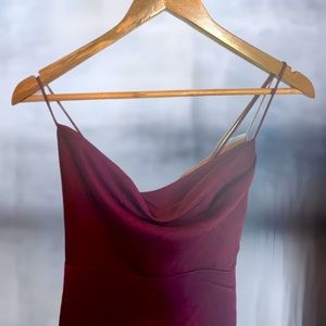 BHLDN Dark Berry Bridesmaid Dress